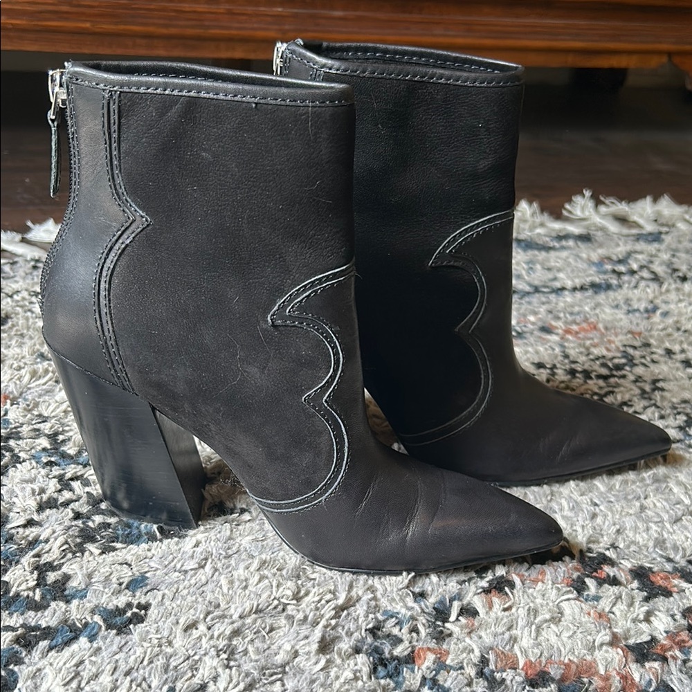 Dolce Vita Black Heeled Boots